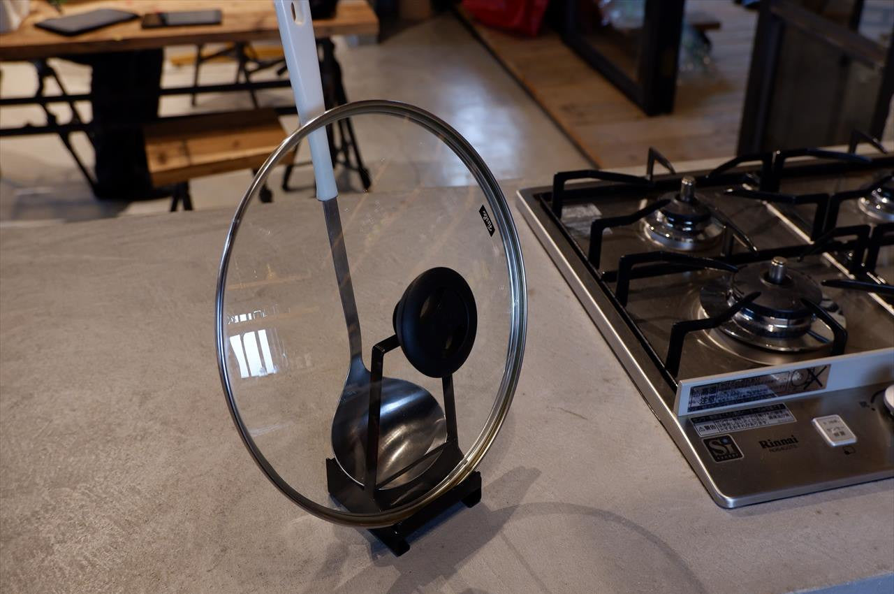 COLLEND　コレンド<br>Lid & Ladle Stand なべ蓋&お玉スタンド　なべ蓋スタンド　鍋蓋スタンド　お玉スタンド LLS